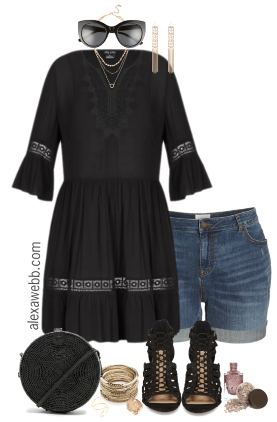 Plus Size Coachella Outfit Alexa b