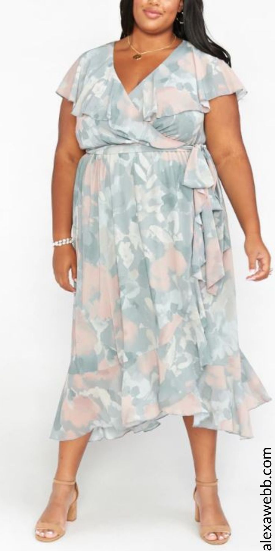 81 Plus Size Spring Wedding Guest Dresses - Alexa Webb