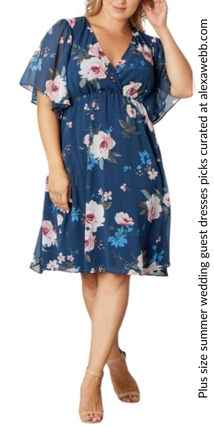 63 Plus Size Wedding Guest Dresses with Sleeves - Alexa Webb