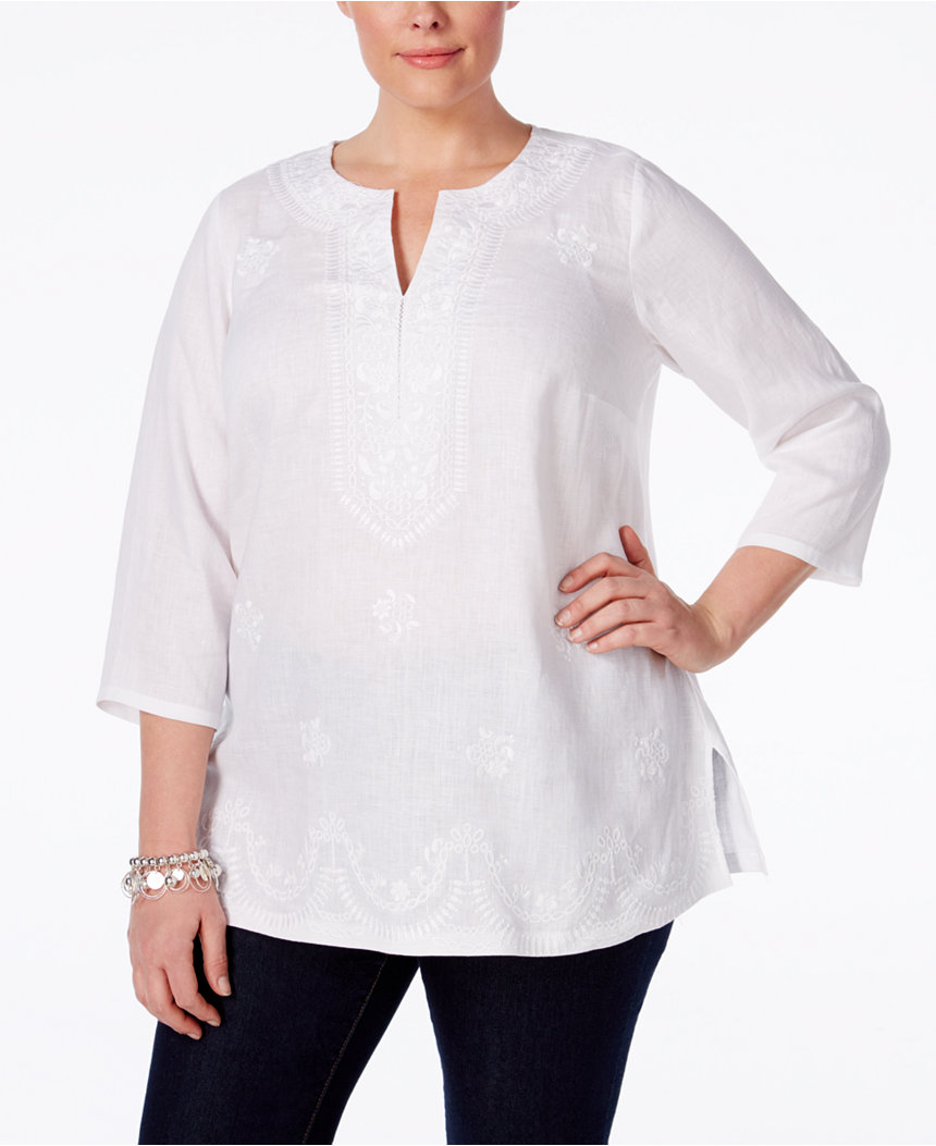 36 Plus Size Summer Tops with Sleeves - Alexa Webb