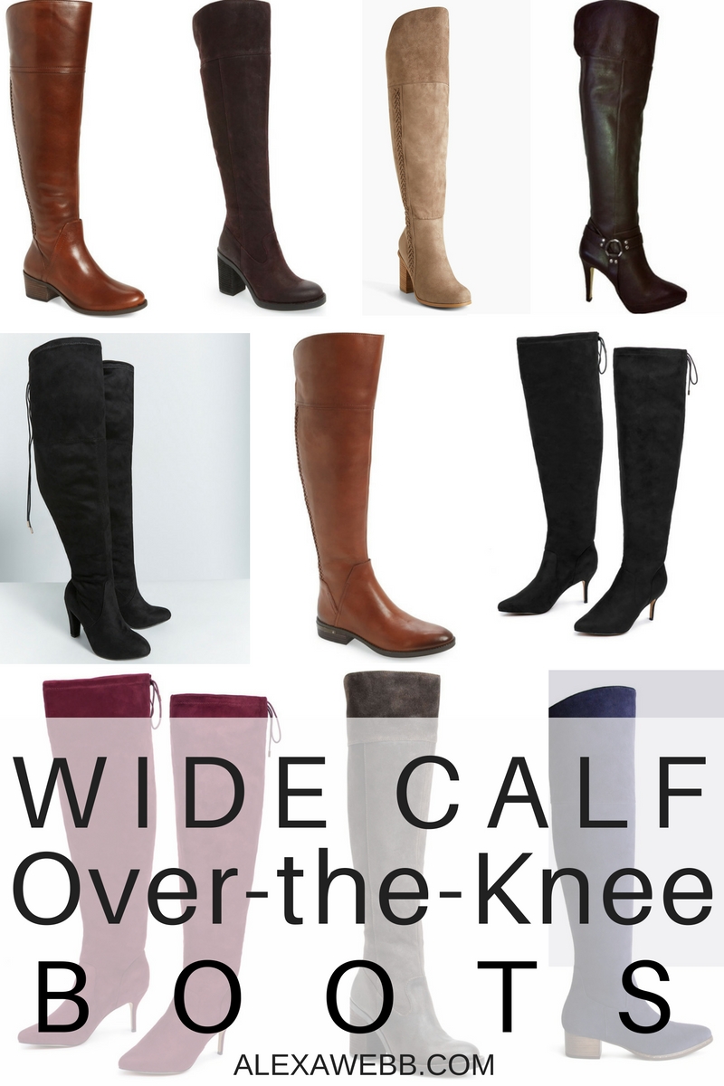 24 Wide Calf Over-the-Knee Boots - Alexa Webb