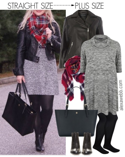 Plus Size Brown Sweater Outfits - Alexa Webb