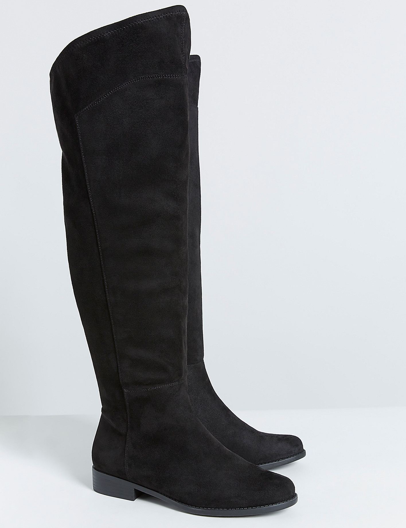 wide calf over the knee boots