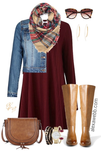 fall swing dress