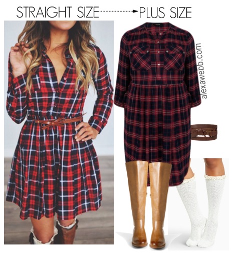 Plus Size Holiday Plaid Outfits - Part 1 - Alexa Webb