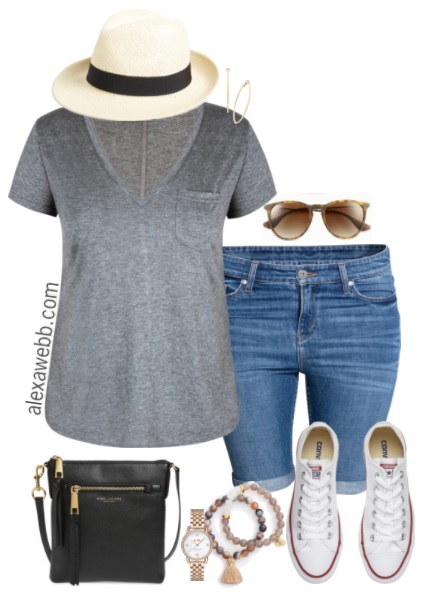 shorts outfit plus size