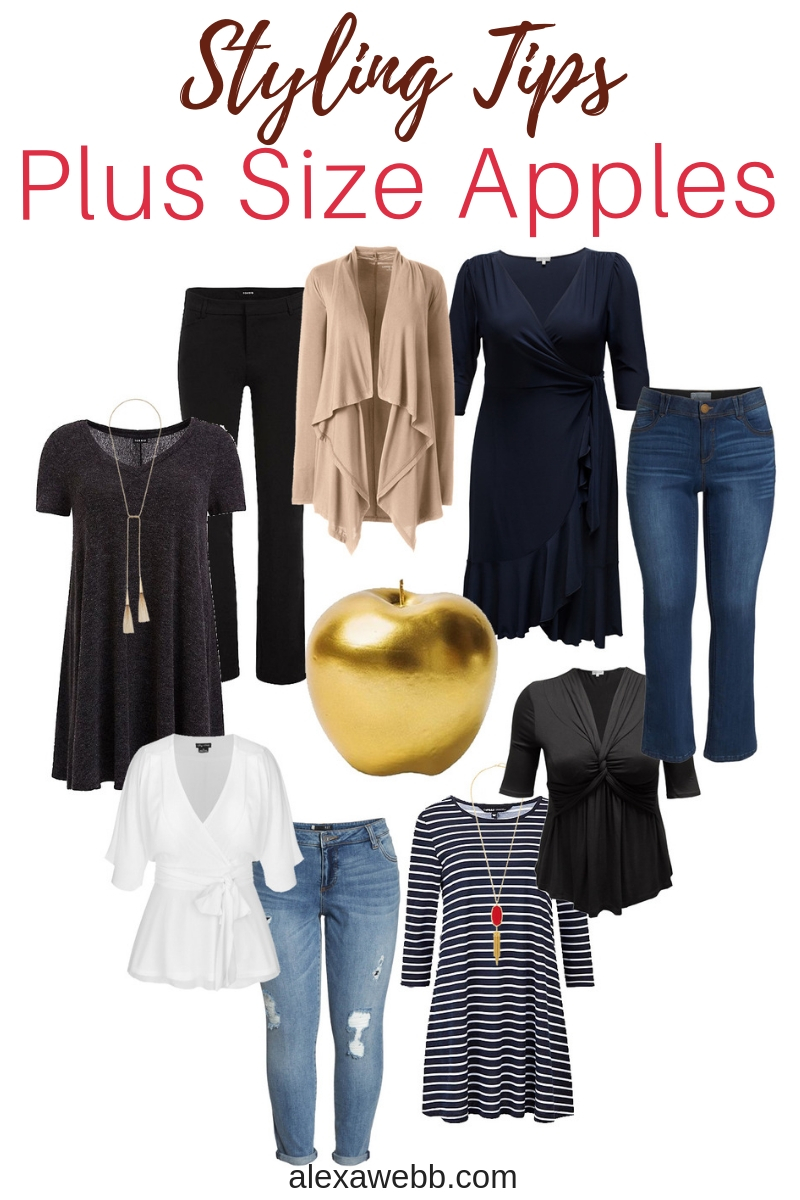 Styling Tips for Plus Size Apple Shapes - Alexa Webb