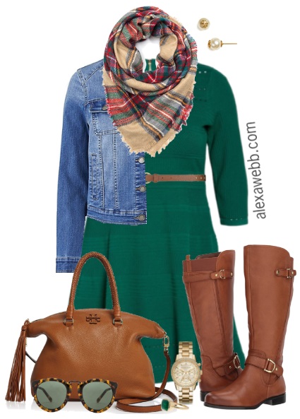 Plus Size Green Dress Outfits - Alexa Webb Plus Size Green Dress Outfits - Alexa Webb