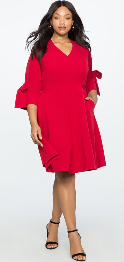 39 Plus Size Spring Wedding Guest Dresses {with Sleeves} - Alexa Webb