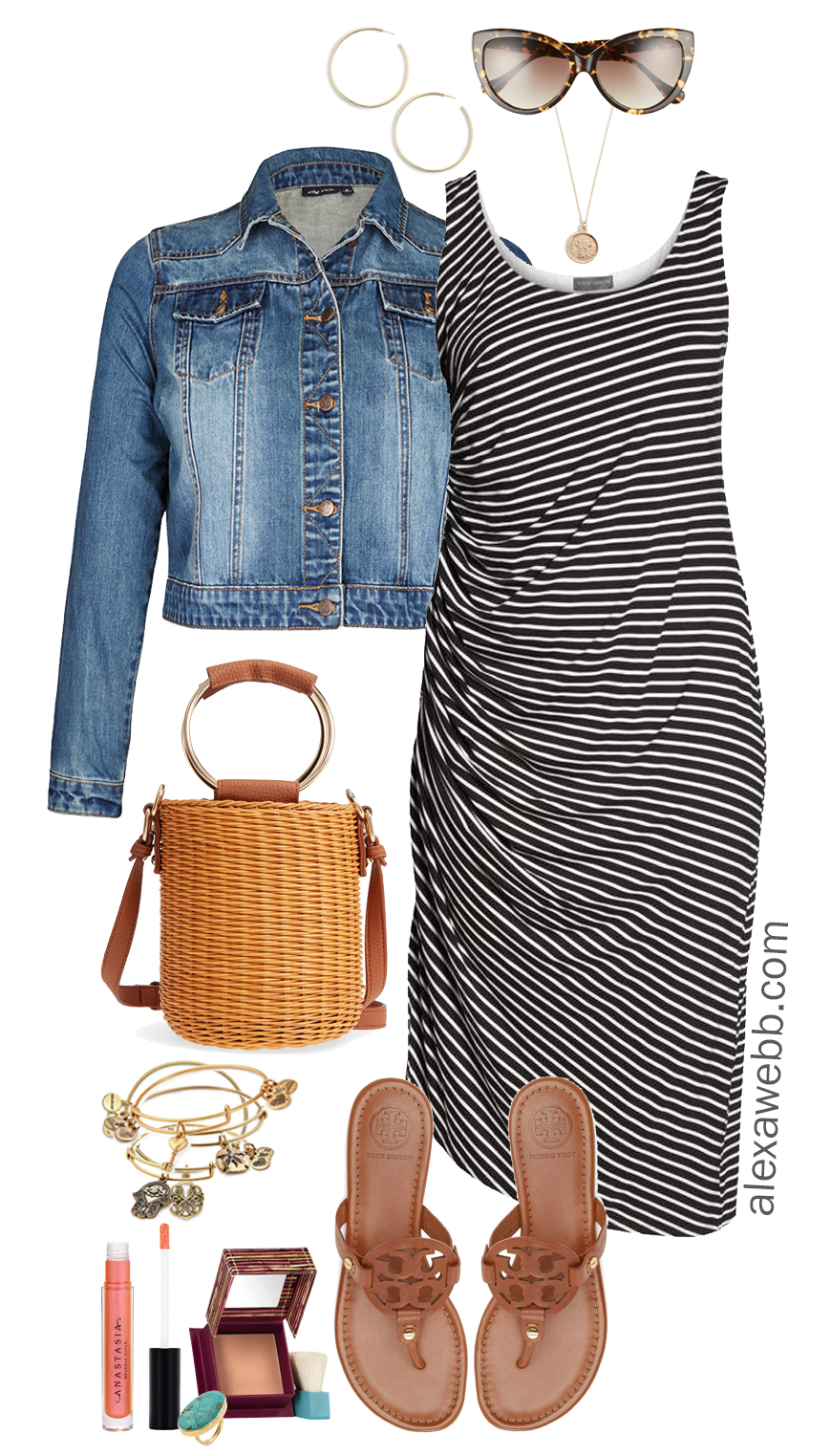 plus-size-summer-striped-dress-outfit-alexa-webb-518 - Alexa Webb