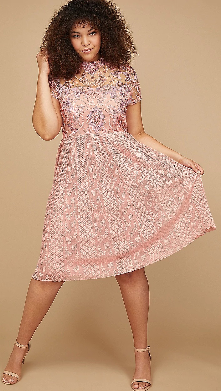 Plus Size Summer Wedding Guest Dresses with Sleeves