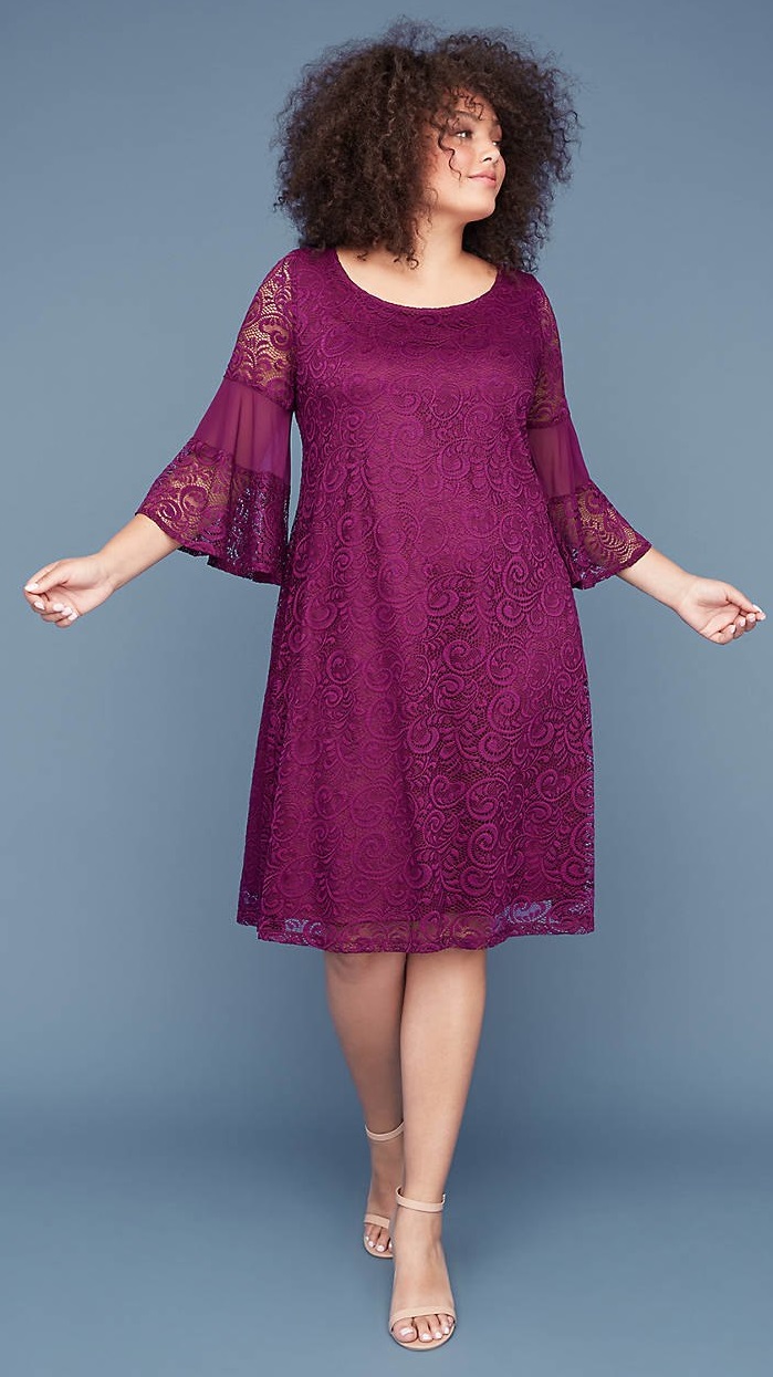 plussizeweddingguestdressessleevesalexawebb91826 Alexa b