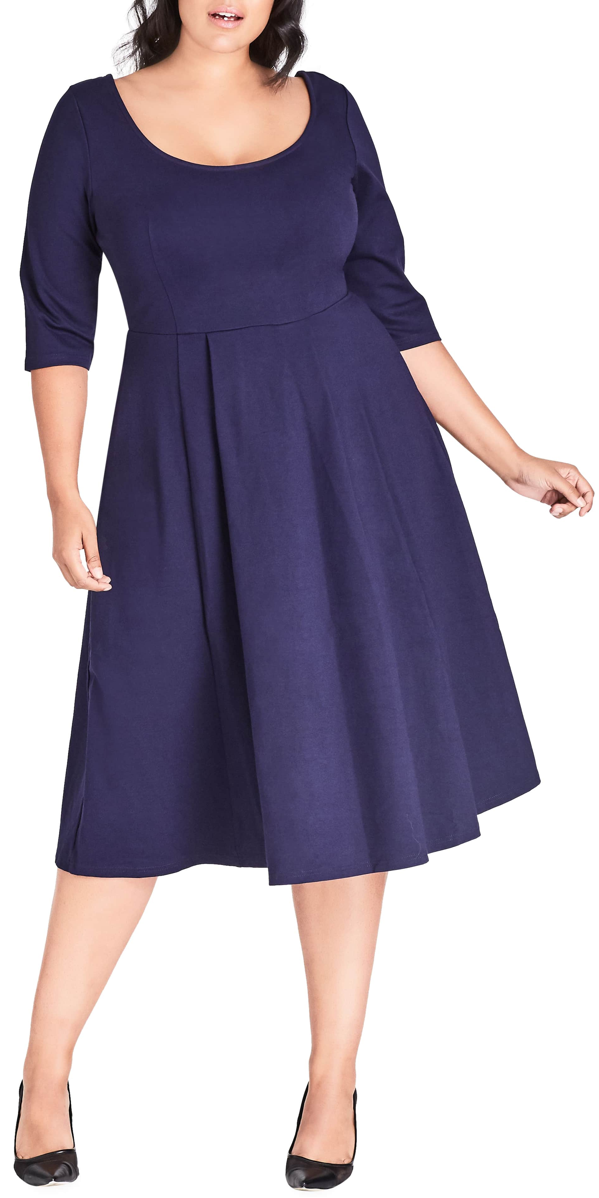 Blue Dress For Wedding Guest Plus Size Carley Connellan