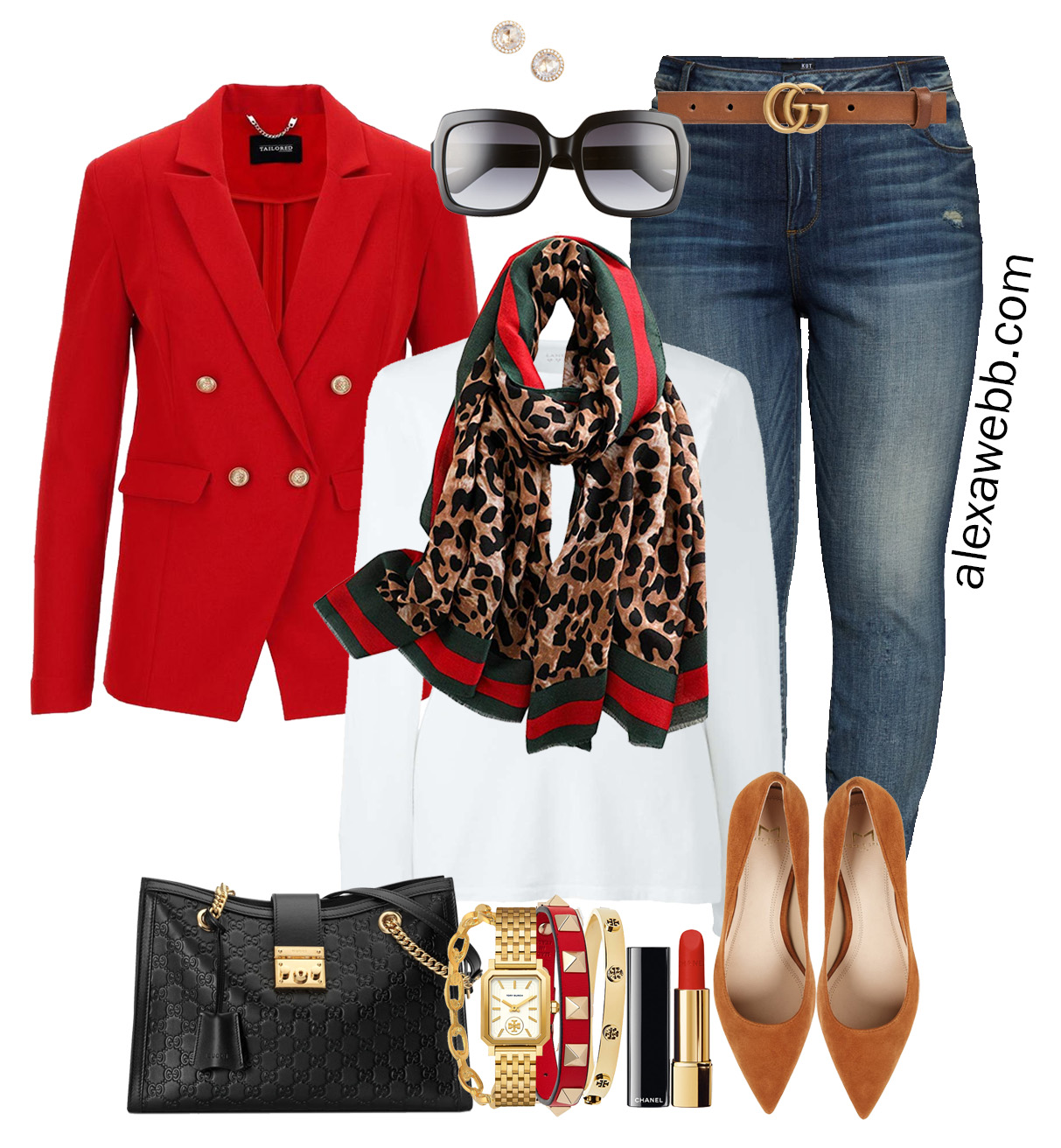 LV red scarf  Outfit combinations, Fashion, How to wear