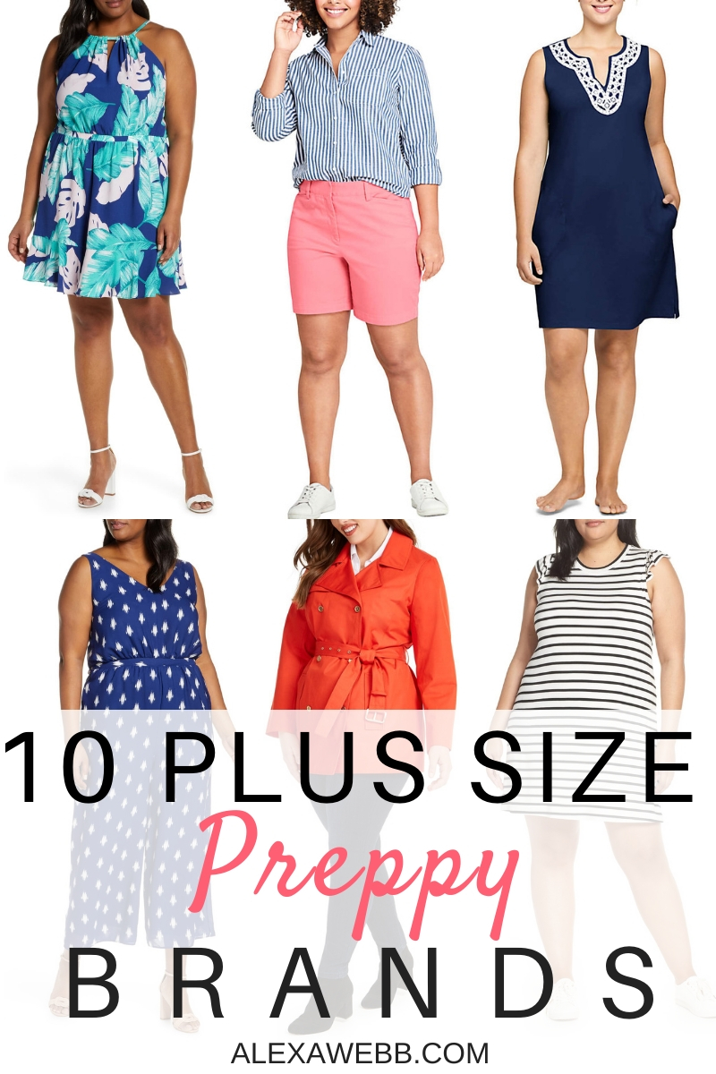 10 Plus Size Preppy Clothing Brands to Know - Alexa Webb