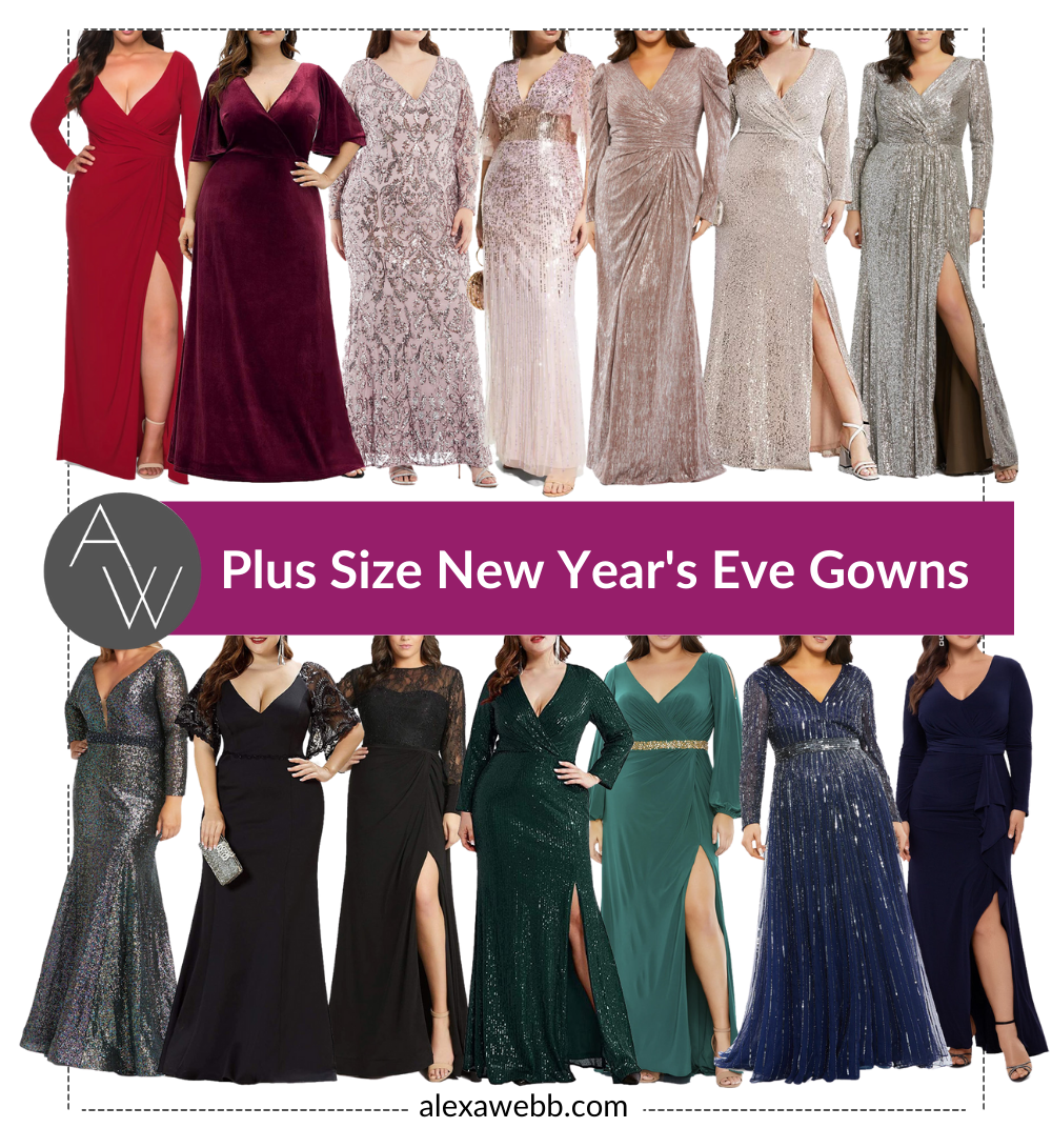 plus size new years eve dress