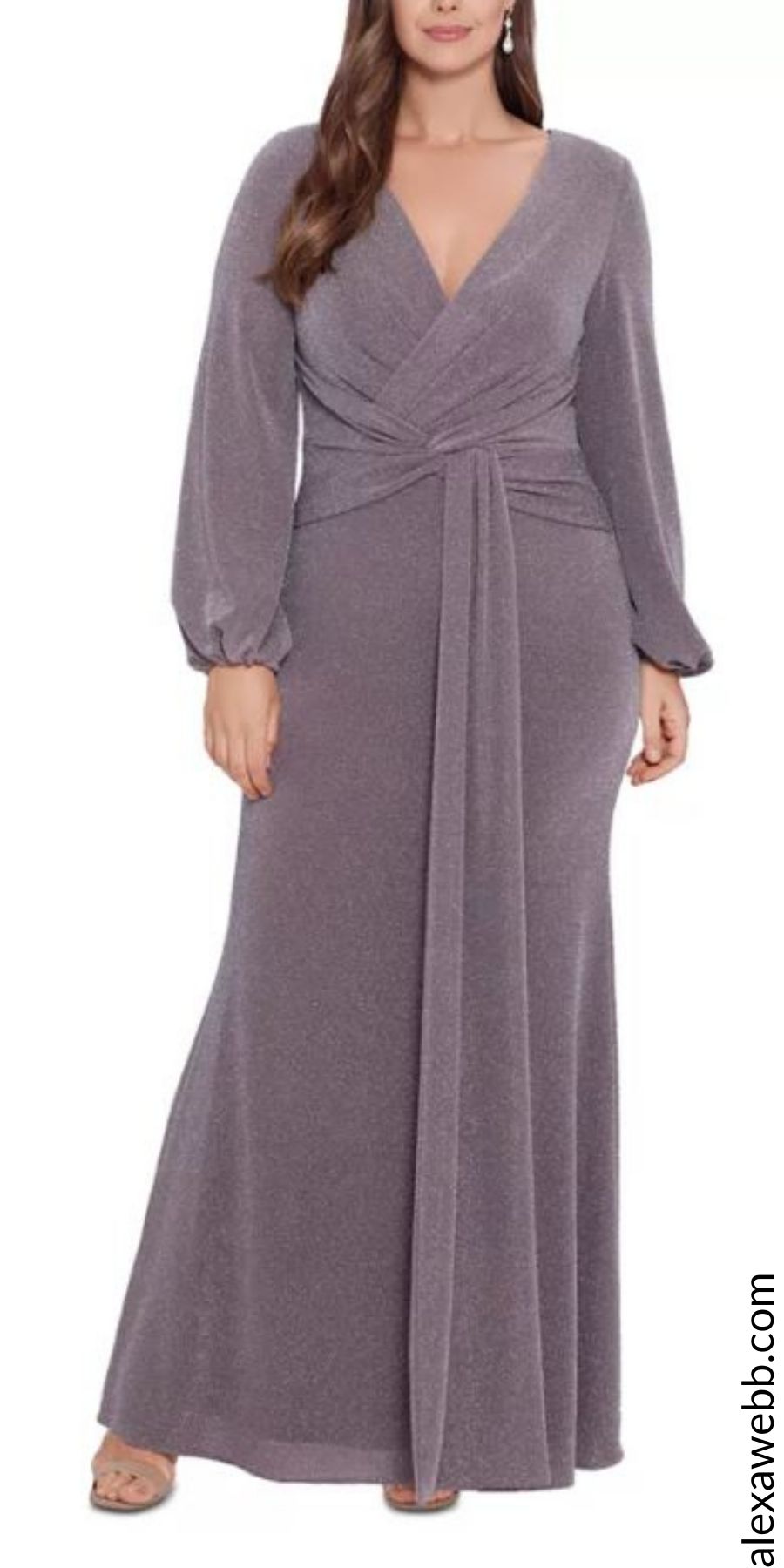 48 Plus Size Mother of the Bride Dresses with Sleeves - Alexa Webb
