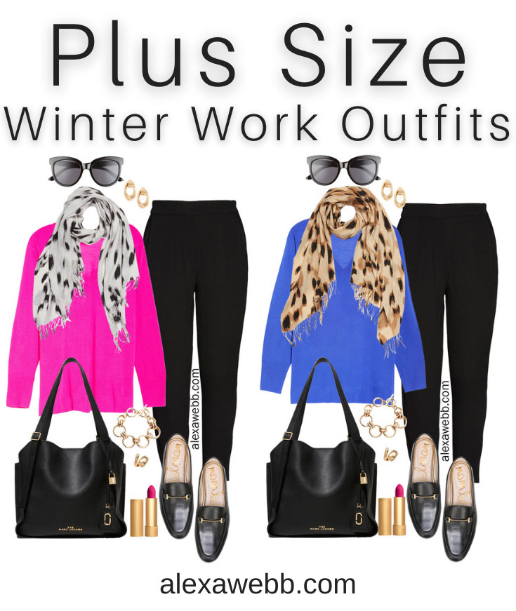 Plus Size Black Leggings Outfits - Alexa Webb