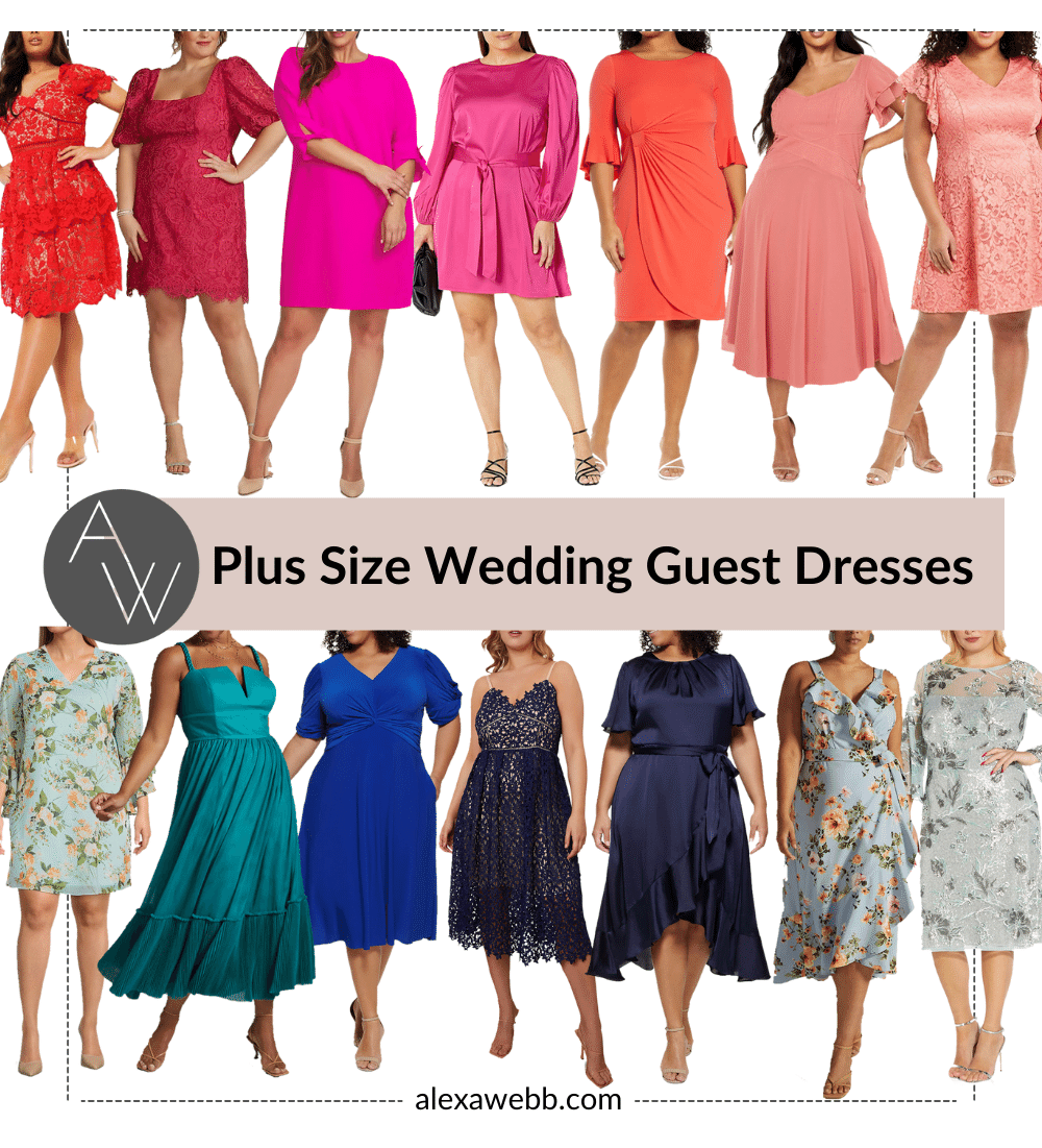 81 Plus Size Spring Wedding Guest Dresses - Alexa Webb