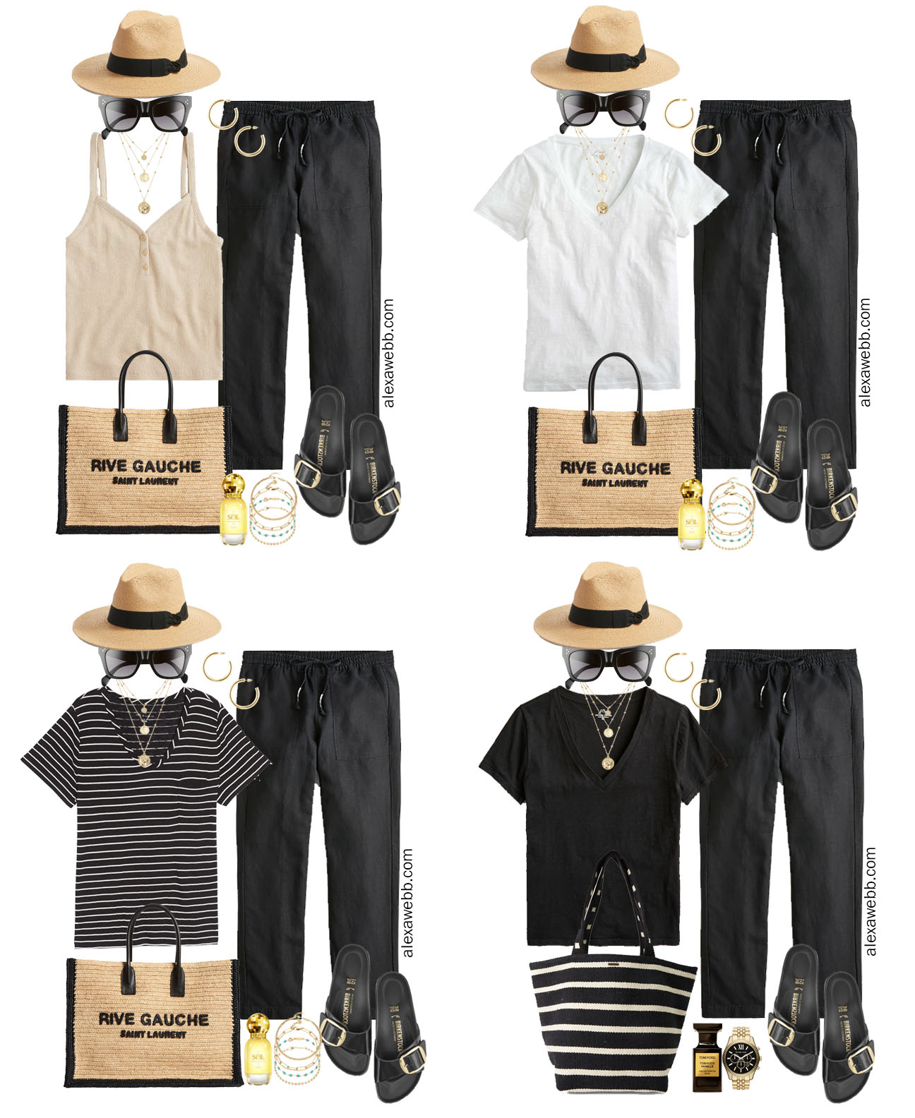 Plus Size Black Linen Pants Outfits - Part 1 - Alexa Webb