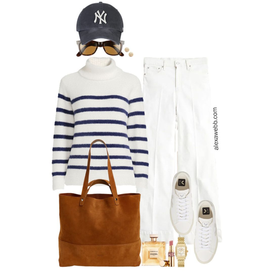 Plus Size Coastal Grandmother Fall Outfit 2 - Alexa Webb
