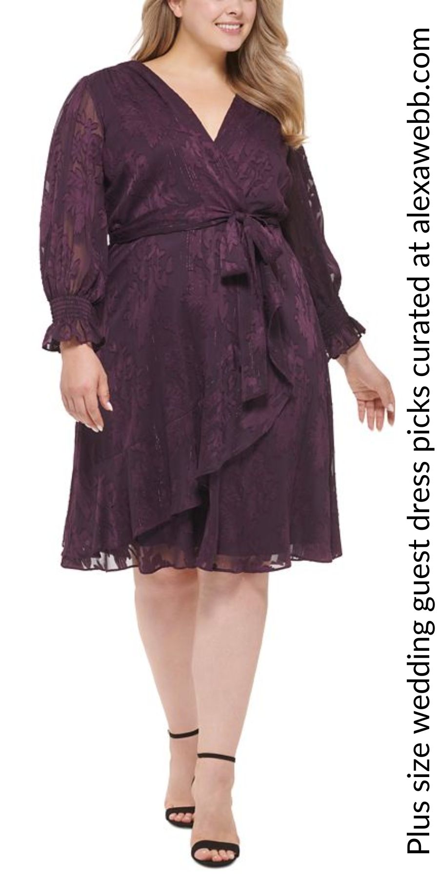 72 Plus Size Wedding Guest Dresses with Sleeves - Alexa Webb