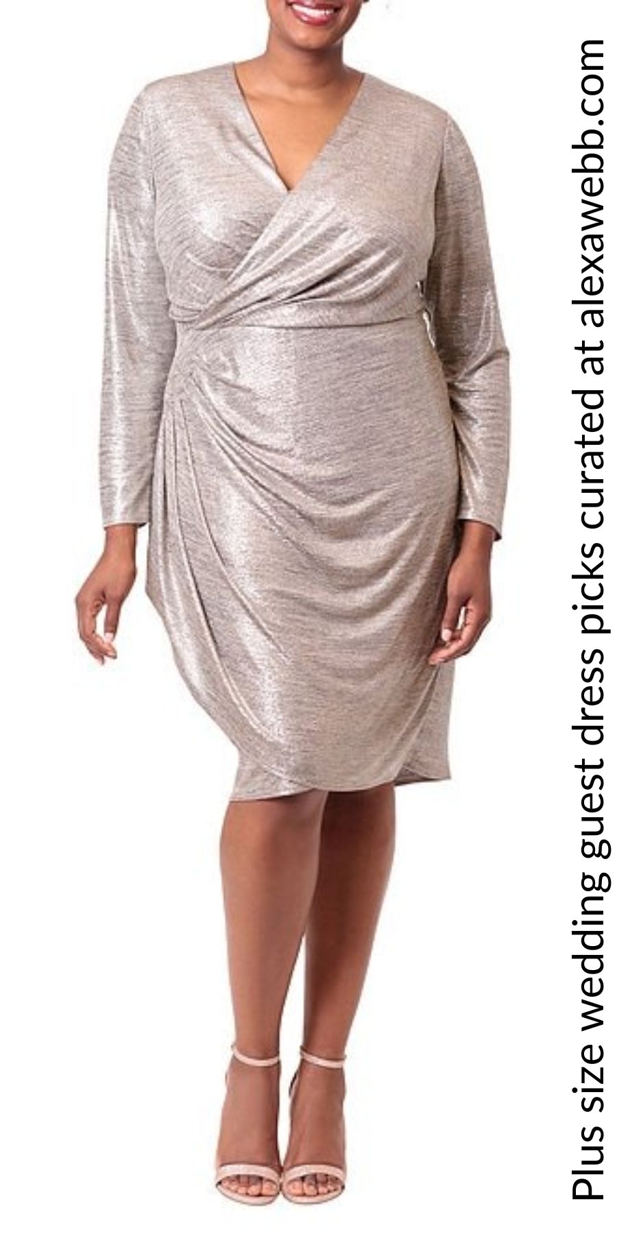 72 Plus Size Wedding Guest Dresses with Sleeves - Alexa Webb