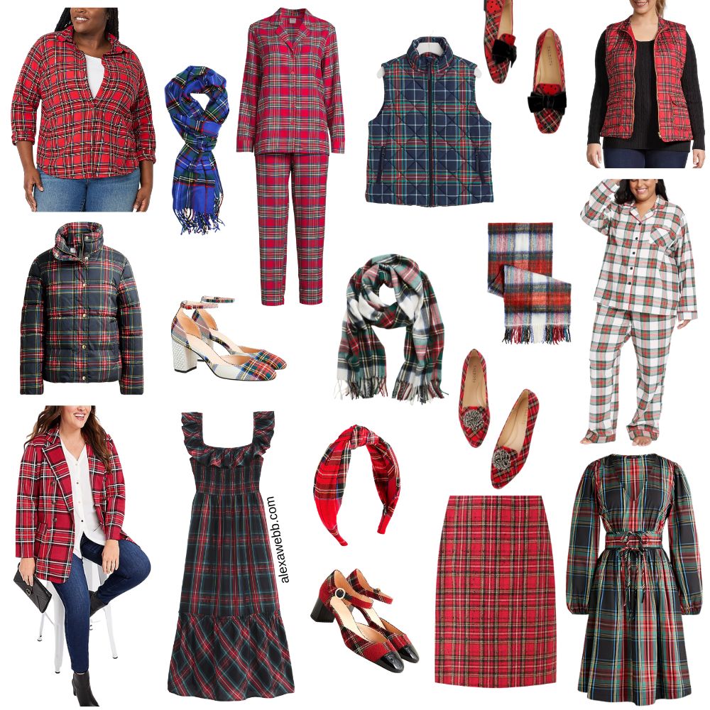 Plus Size Holiday Plaid Outfits - Part 1 - Alexa Webb