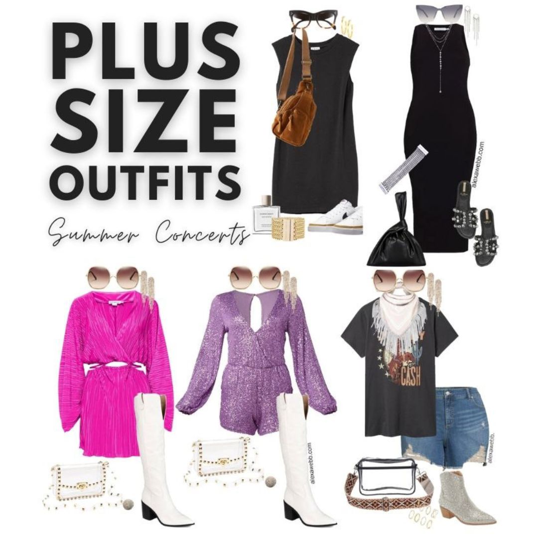 Plus Size Summer Concert Outfits - Alexa Webb