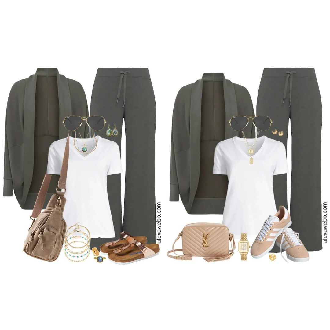 Layered Tank and Cardigan Set