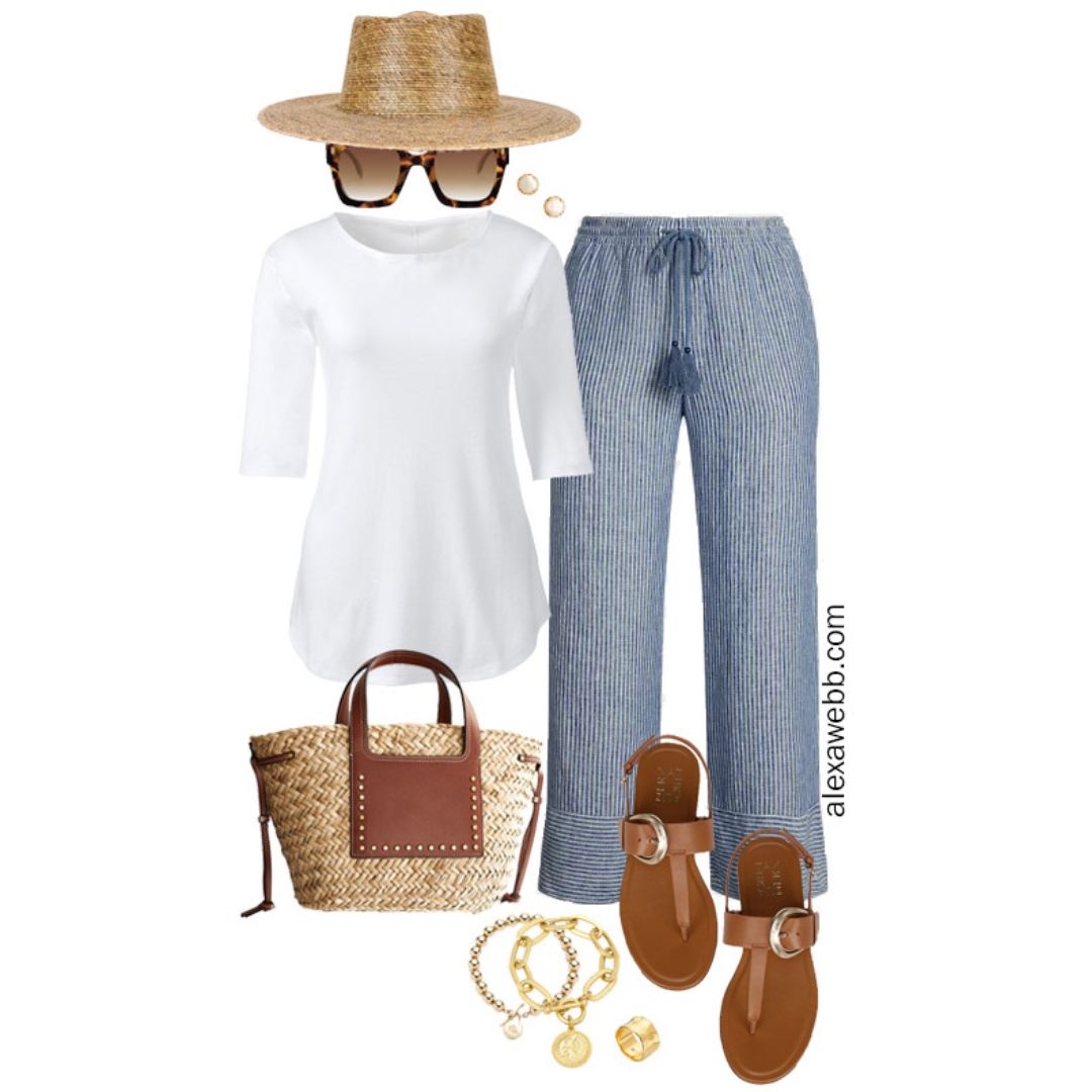 Plus Size Summer Coastal Grandmother - Alexa Webb