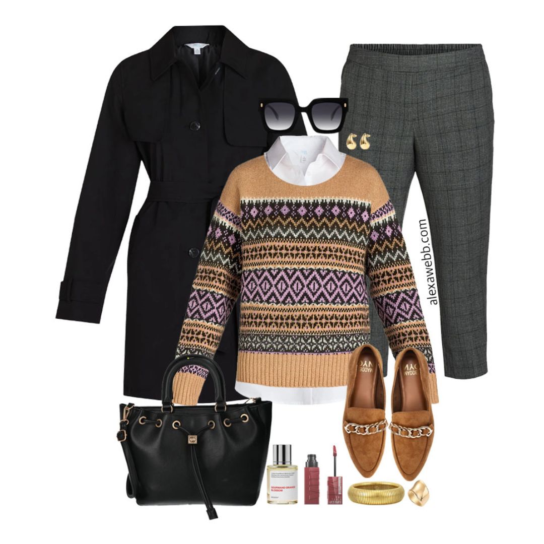 Plus Size on a Budget - Fair Isle Work - Alexa Webb