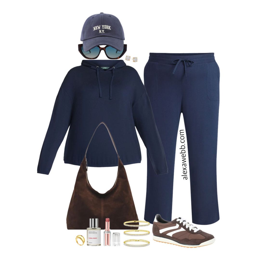 Plus Size on a Budget – Navy Set - Alexa Webb